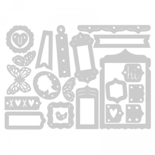 SIZZIX THINLITS DIES FOR CUTTING - FANCY BASE