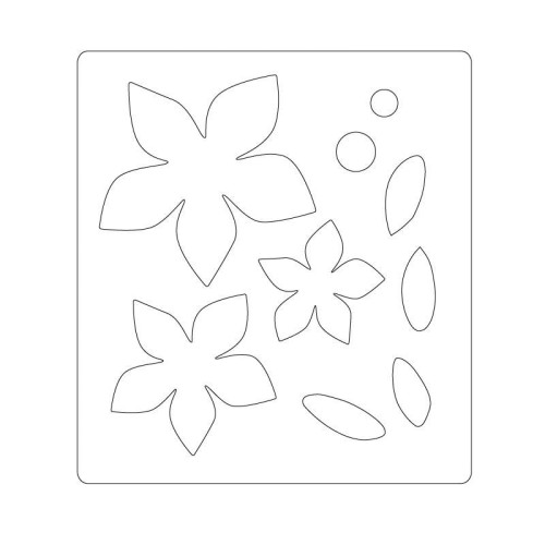 SIZZIX BIGZ DIE CUTTING DIES - AFRICAN FLORALS