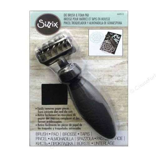 SIZZIX ACCESSORIES AND TOOLS - DIE BRUSH AND FOAM PAD