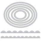 SIZZIX THINLITS ЩАНЦИ ЗА ИЗРЯЗВАНЕ - STITCHED OVALS