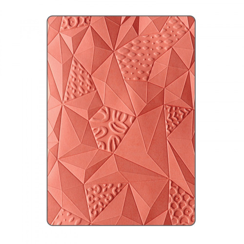 SIZZIX ПАПКИ ЗА РЕЛЕФ 3D - JUMBLED TRIANGLES