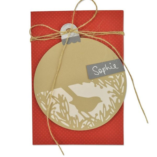 SIZZIX THINLITS ЩАНЦИ ЗА ИЗРЯЗВАНЕ - FESTIVE BIRD