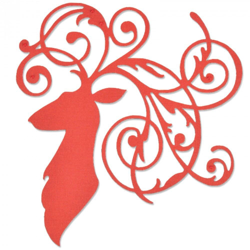 SIZZIX THINLITS DIES FOR CUTTING - ELEGANT DEER