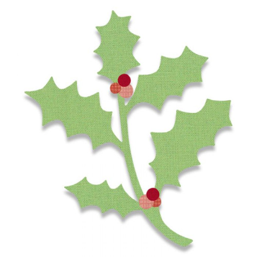 SIZZIX BIGZ DIE CUTTING DIES - HOLLY