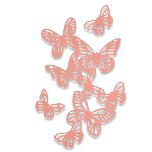 SIZZIX THINLITS DIES FOR CUTTING - BUTTERFLIES