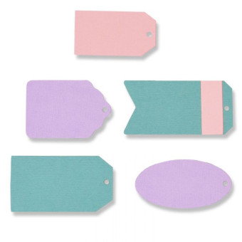 SIZZIX BIGZ ЩАНЦИ ЗА ИЗРЯЗВАНЕ - ESSENTIAL TAGS