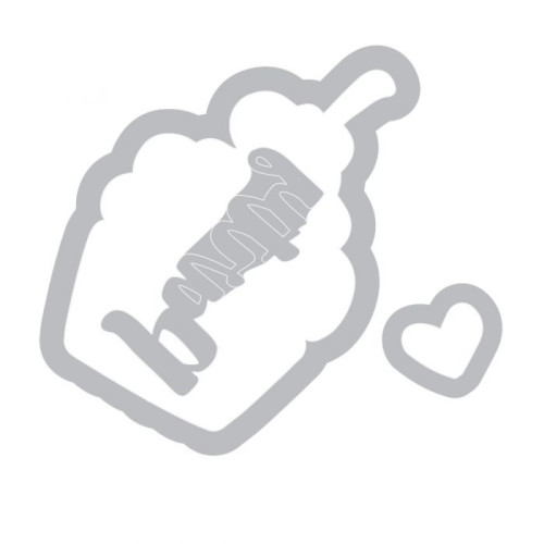 SIZZIX FRAMELITS ЩАНЦИ ЗА ИЗРЯЗВАНЕ - CUPCAKE
