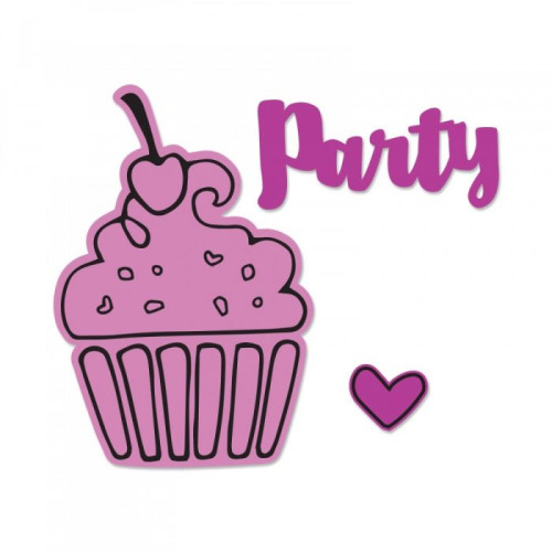 SIZZIX FRAMELITS ЩАНЦИ ЗА ИЗРЯЗВАНЕ - CUPCAKE