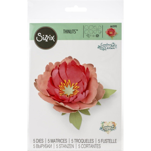 SIZZIX THINLITS ЩАНЦИ ЗА ИЗРЯЗВАНЕ - PEONY