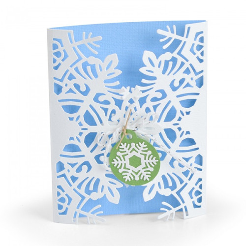 SIZZIX THINLITS DIES FOR CUTTING - CARD, SNOWFLAKE