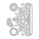 SIZZIX THINLITS DIES FOR CUTTING - CARD, SNOWFLAKE