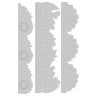SIZZIX THINLITS DIES - BOLD FLORAL EDGES