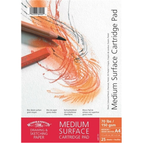 W&N SKETCHBOOK MEDIUM SURFACE A4, 25 SHEETS, 150 GSM - 6689724