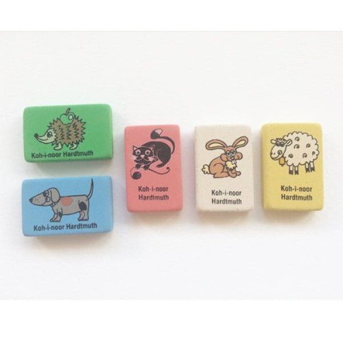 KOH-I-NOOR HARD RUBBER WITH ANIMALS