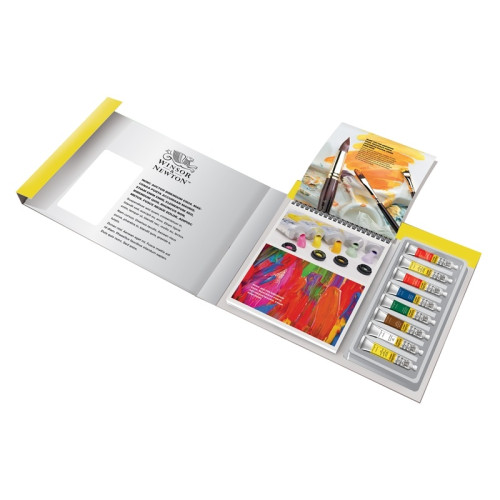 W&N ACRYLIC PAINT GALERIA 6 COLORS X 12 ML