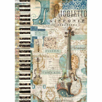 STAMPERIA DECOUPAGE RICE PAPER A4 - DFSA4324