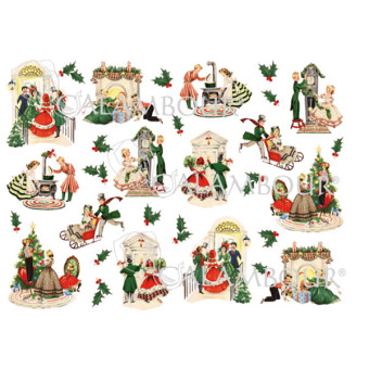 CALAMBOUR DECOUPAGE PAPER 48/33 CM - PAU 68