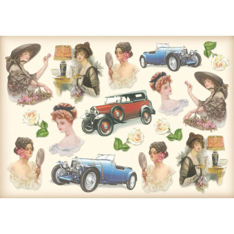STAMPERIA DECOUPAGE RICE PAPER 48/33 - DFS122