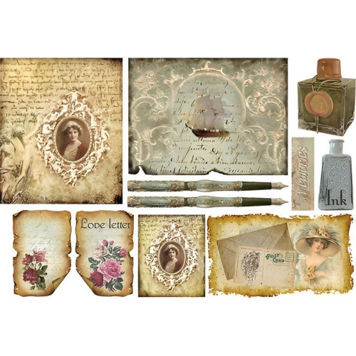 STAMPERIA DECOUPAGE RICE PAPER 48/33 - DFS201