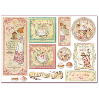 STAMPERIA DECOUPAGE RICE PAPER 48/33 - DFS314