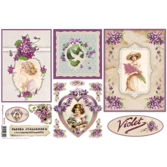 STAMPERIA DECOUPAGE RICE PAPER 48/33 - DFS257