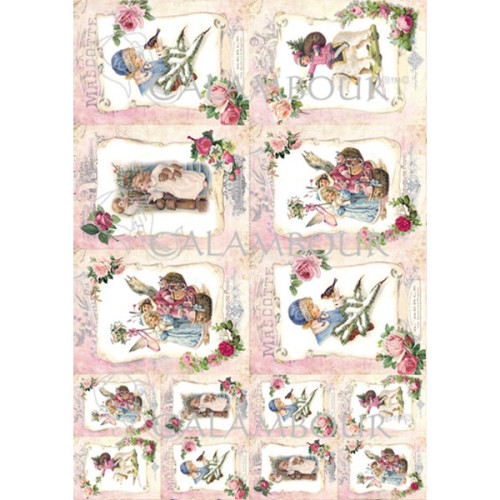 CALAMBOUR DECOUPAGE PAPER 42.5/30.4 CM - DGR 266