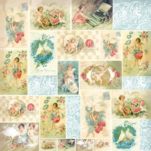 STAMPERIA DECOUPAGE RICE PAPER 50/50 - DFT194