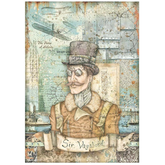 STAMPERIA DECOUPAGE RICE PAPER A4 - DFSA4699