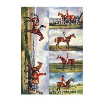 CALAMBOUR DECOUPAGE PAPER 48/33 CM - RP 51