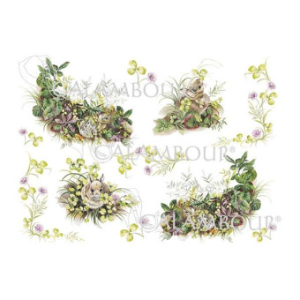 CALAMBOUR DECOUPAGE PAPER 48/33 CM - DGR 91