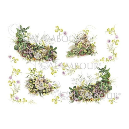 CALAMBOUR DECOUPAGE PAPER 48/33 CM - DGR 91