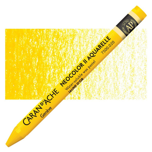 CARAN D'ACHE АКВАРЕЛНИ ПАСТЕЛИ NEOCOLOR II ЗЛАТНО ЖЪЛТ