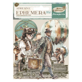 STAMPERIA VOYAGES FANTASTIQUES EPHEMERA - DFLCT75