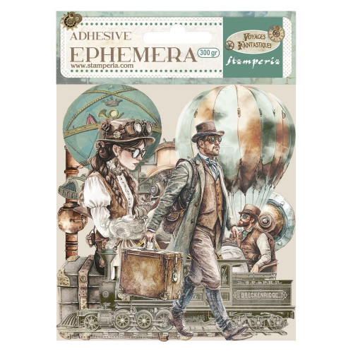 STAMPERIA VOYAGES FANTASTIQUES EPHEMERA - DFLCT75