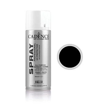 CADENCE АКРИЛНА БОЯ СПРЕЙ 400 ML - BLACK 526 МАТ