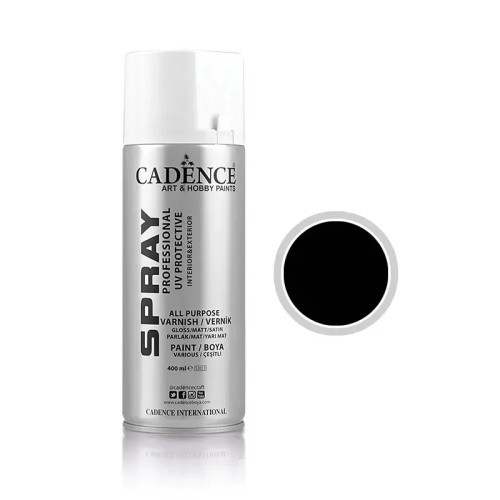 CADENCE АКРИЛНА БОЯ СПРЕЙ 400 ML - BLACK 526 МАТ