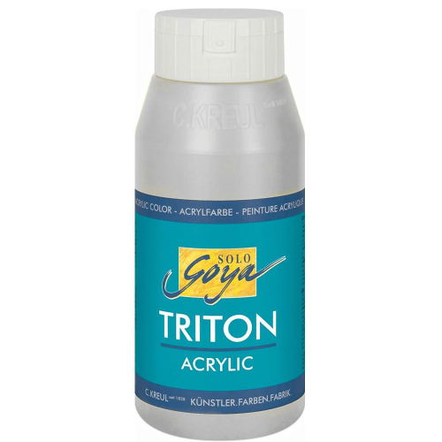 SOLO GOYA ACRYLIC PAINT TRITON 750 ML. - SILVER