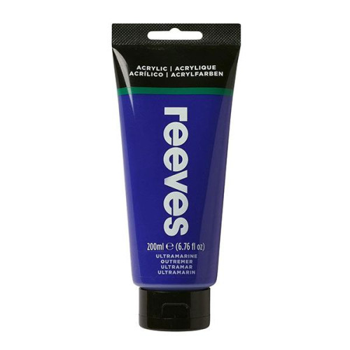 REEVES ACRYLIC PAINT 200 ML - ULTRAMARINE 8381340