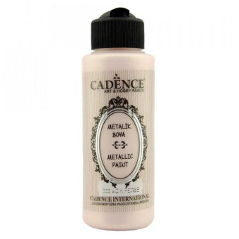 CADENCE АКРИЛНА БОЯ МЕТАЛИК 120 МЛ. - LIGHT PINK 233