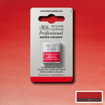 W&N АКВАРЕЛНА БОЯ PROFESSIONAL H/PAN - CADMIUM RED DEEP