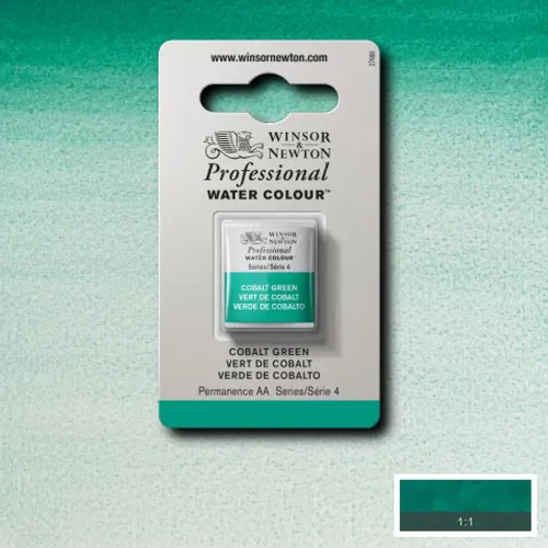 W&N АКВАРЕЛНА БОЯ PROFESSIONAL H/PAN - COBALT GREEN