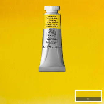 W&N АКВАРЕЛНА БОЯ PROFESSIONAL 14 МЛ - CADMIUM YELLOW PALE