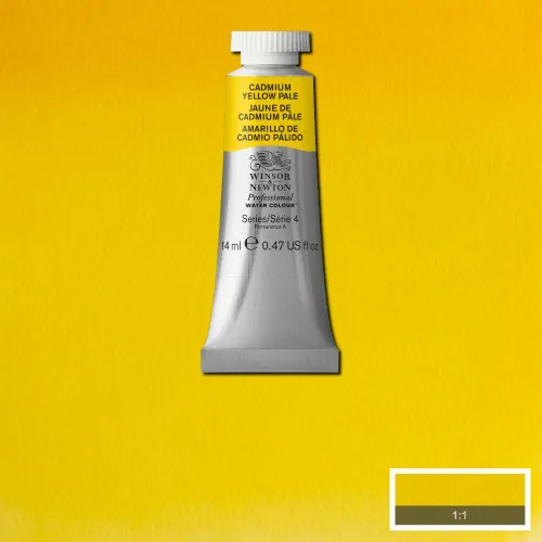 W&N АКВАРЕЛНА БОЯ PROFESSIONAL 14 МЛ - CADMIUM YELLOW PALE