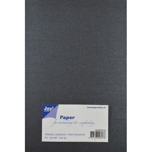 JOY CRAFTS ДИЗАЙНЕРСКИ ЛЕНЕН КАРТОН А5, 250 ГР - 8099/0218