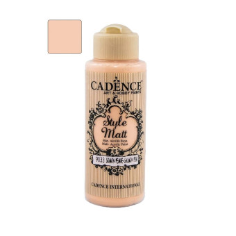 CADENCE АКРИЛНА БОЯ STYLE MATT 120 МЛ. - SALMON PINK 9033