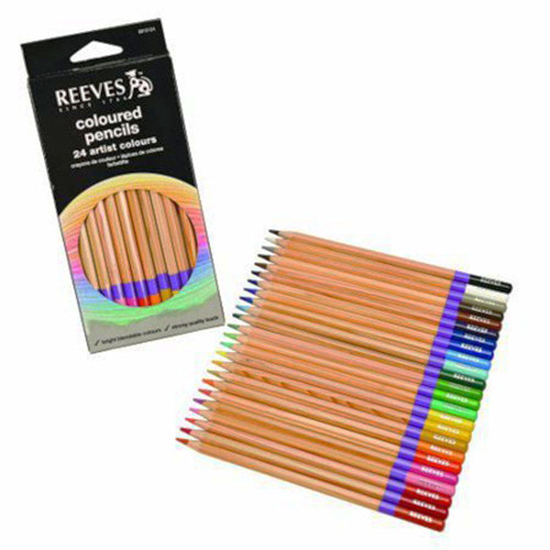 REEVES COLORED PENCILS 24 COLORS 8910124
