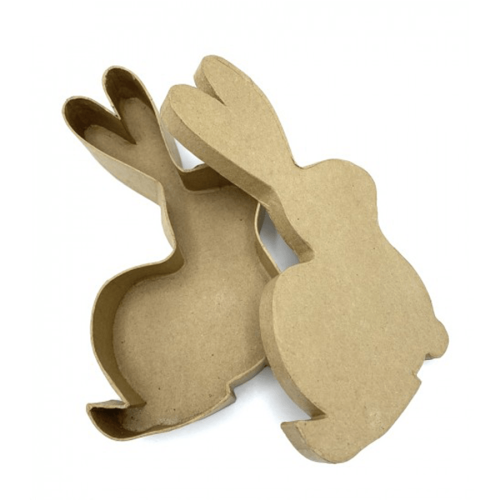 DECOPATCH RABBIT BOX MADE OF PAPER MACHE - BT051O