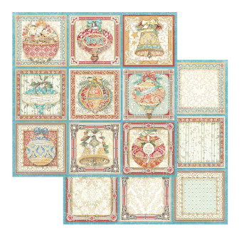 STAMPERIA CHRISTMAS DESIGNER PAPER 30.5/30.5 CM - SBB943