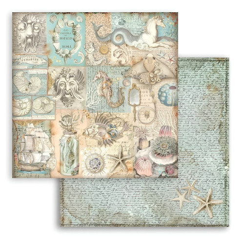 STAMPERIA SONGS OF THE SEA КАРТОН 30,5/30,5 СМ - SBB953