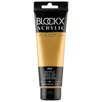 BLOCKX АКРИЛНА БОЯ METALLIC GOLD 120ML 60050BXC